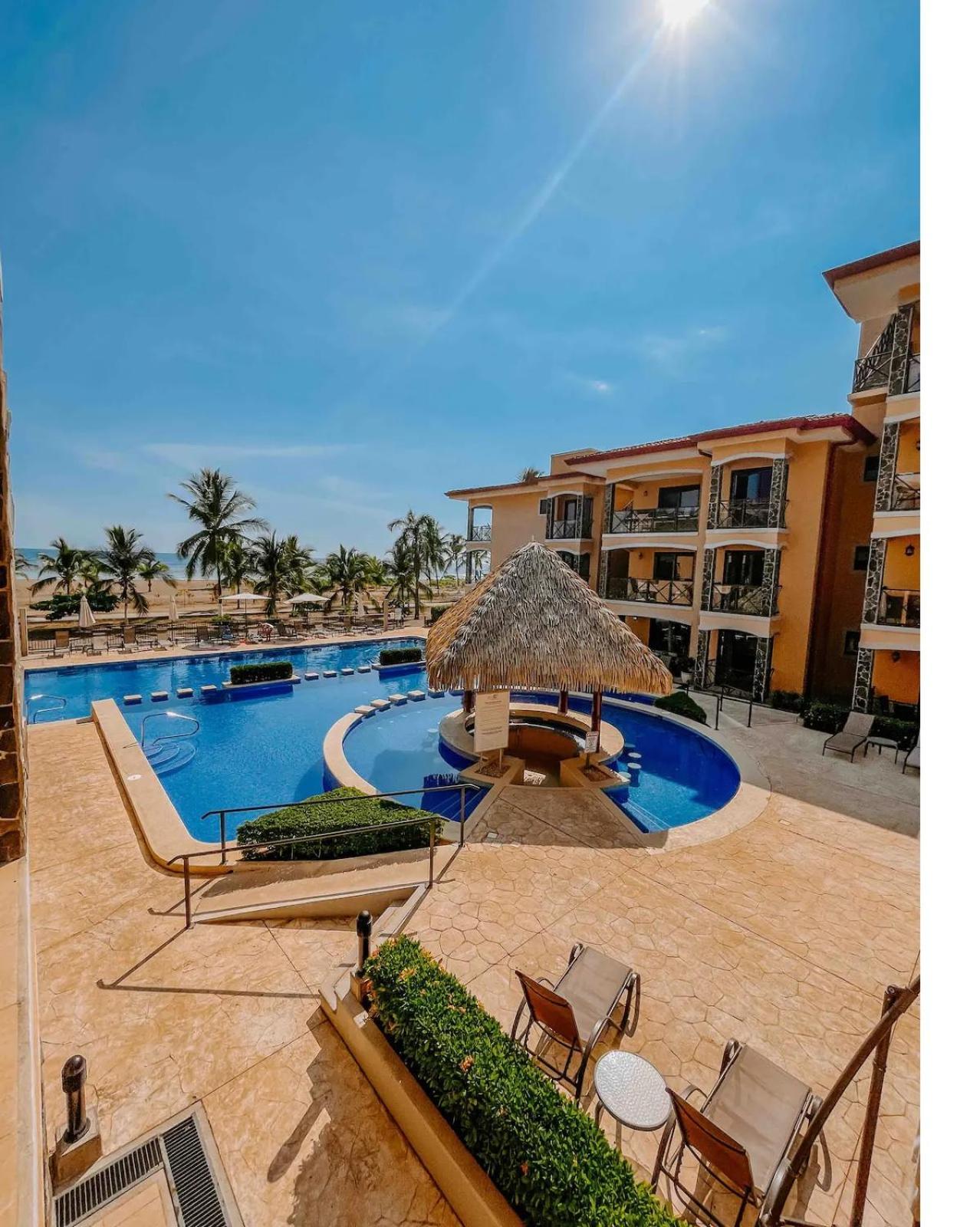 Apartamento De Lujo Las 3 Gotas Jaco, Frente Al Mar Con Vista A La Playa Esterno foto